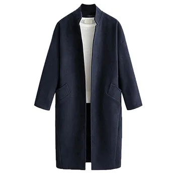 

Fashion Women Casual Loose Long Sleeve Cardigan Cardigan Tops Coat Windbreaker Simple Coat Elegant Lady Long Blend Coats 9.2