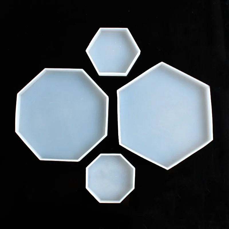

Hexagon Octagon DIY Crystal Epoxy Mould Epoxy Jewelry Pendant Mould Jewelry Decoration Mould
