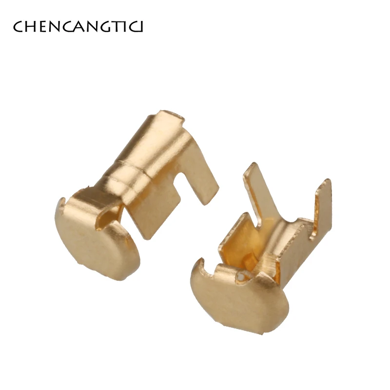 20 Pcs Auto Brass Tyco Wire Harness Connector Crimp Terminal Fuse