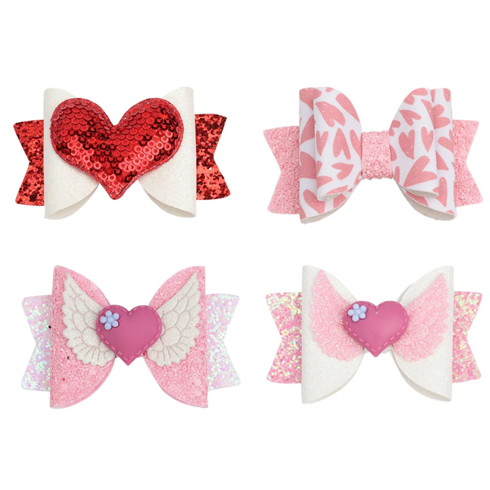 

Cute Small Bow Clips Barrettes Sweet Girls Hair Clips For Baby Girl Kids Boutique Bow Clips for Women Headband Hair Accessories