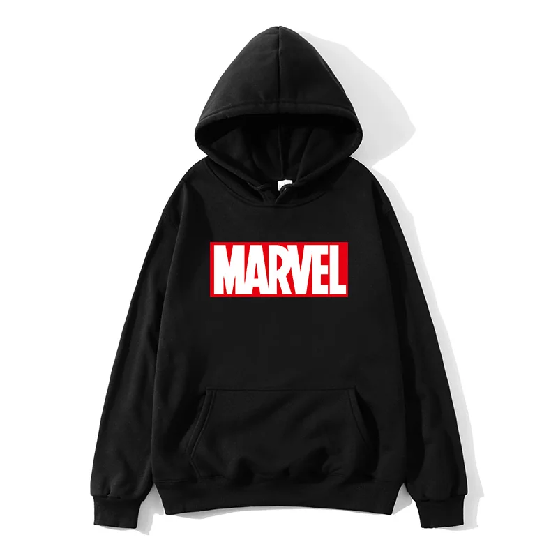 Hoodies Men 2019 Autumn Winter Men Women Fleece Long Sleeve Sportswear pullover Marvel Print Hooded Sweatshirt Hoodies Men 2019 Autumn Winter Men Women Fleece Long Sleeve Sportswear pullover Marvel Print Hooded Sweatshirt