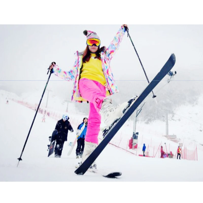 MUTUSNOW Ski Jacket Women Winter Waterproof Windproof Sportwear Female Winter Jacket Snowboarding Coat