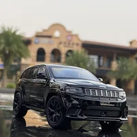 1:32 JEEPS Grand Cherokee SUV Alloy Off-road Car Model Steering Shock Absorber Sound And Light Toy Car Boy Gifts Car Model 1