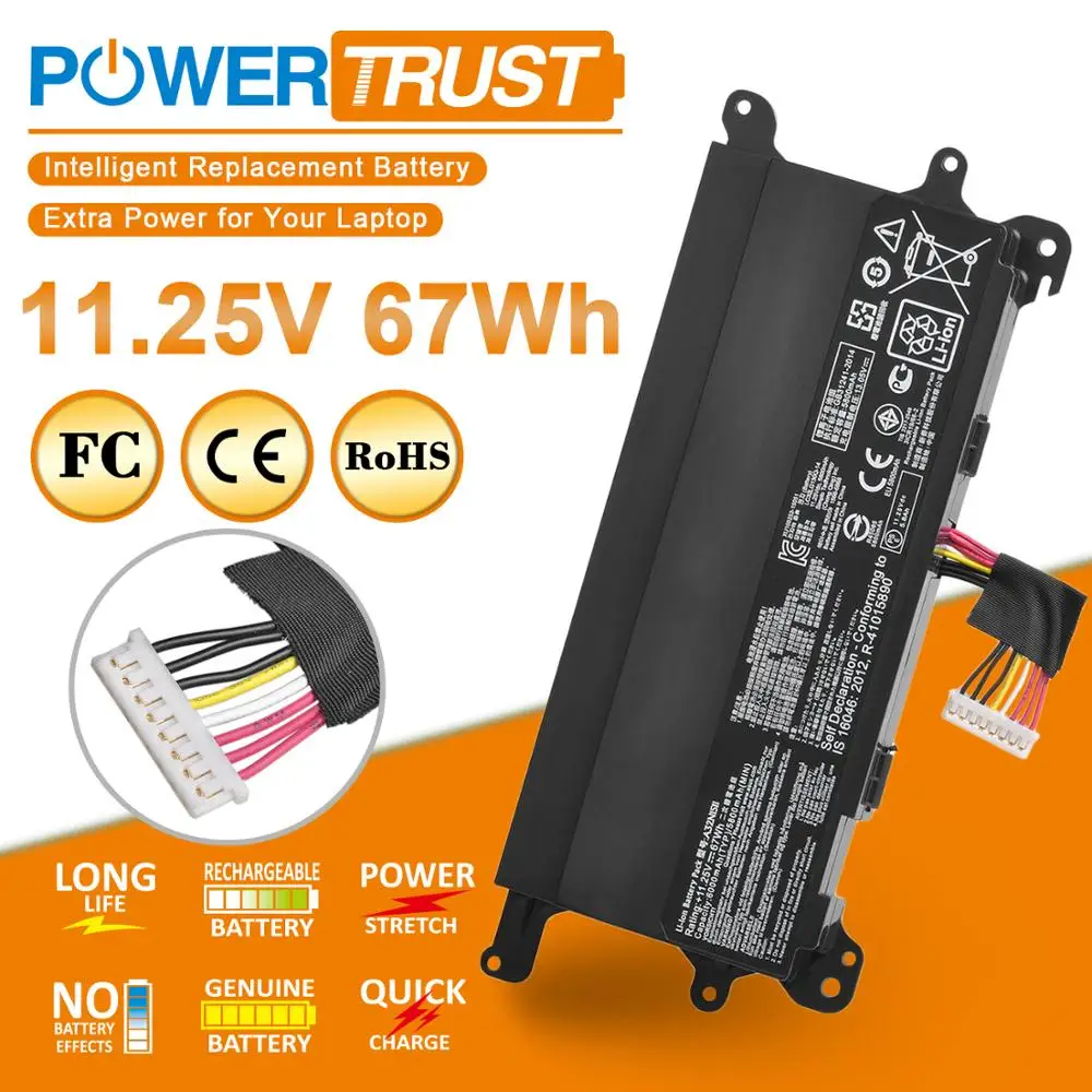 Ноутбук Батарея A32N1511 A32LM9H 11 25 V 67WH для ASUS ROG G752 G752V G752VT G752VY G752VL G752VM GFX72 GFX72V