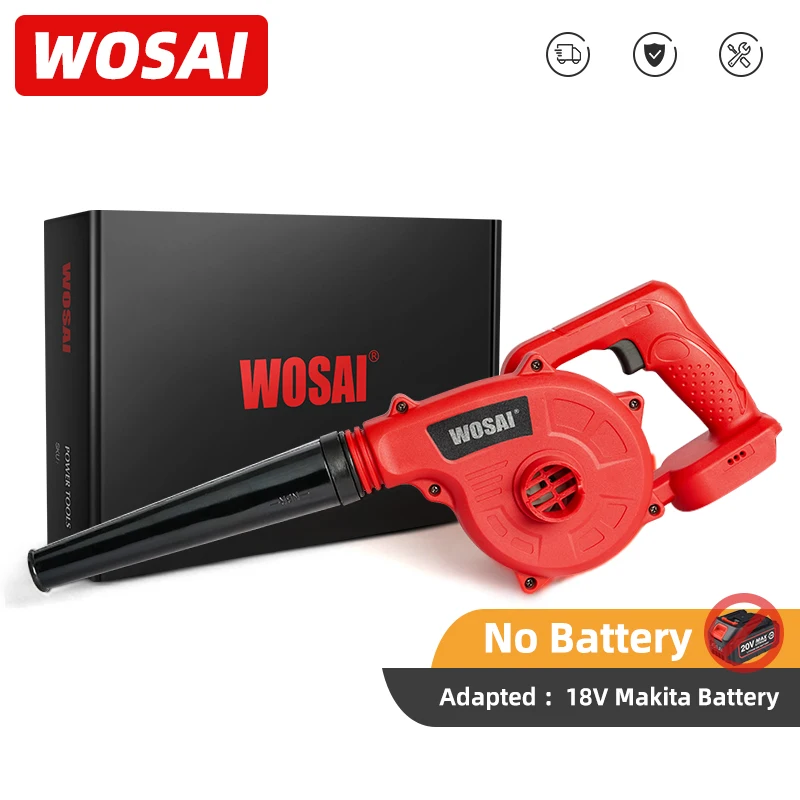

WOSAI MT Series 20V Electric Air Blower & Suction Handheld Leaf Computer Dust Cleaner Power Tool For Makita 18V Li-ion Battery
