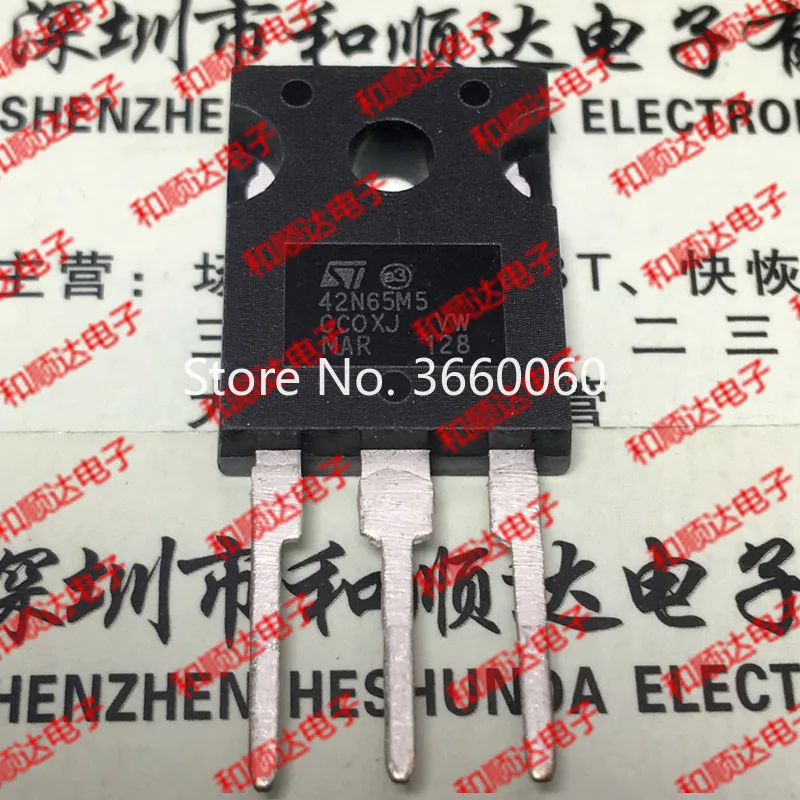

5pcs/lot STW42N65M5 42N65M5 TO-247 600V 42A