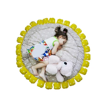 

Baby Play Crawling Blanket Floor Carpet Kids Room Mats Soft Round Playmat Nordic Home Decoration