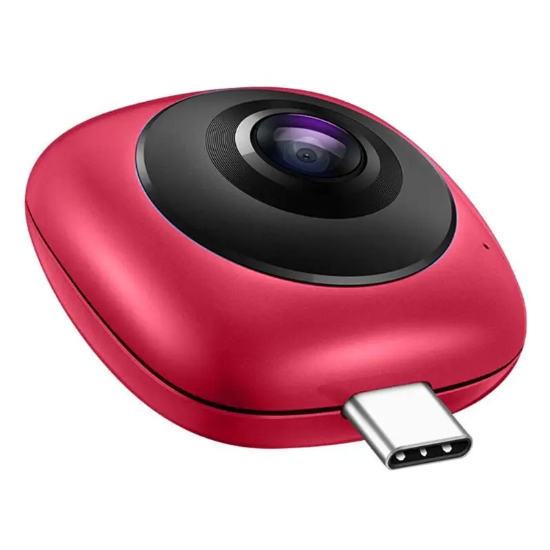 Red Huawei Cool Edition 360 панорамная камера 13 МП двойной рыбий глаз широкоугольный объектив для телефона Совместимость с интерфейсами type-C телефоны - Цветной: Red
