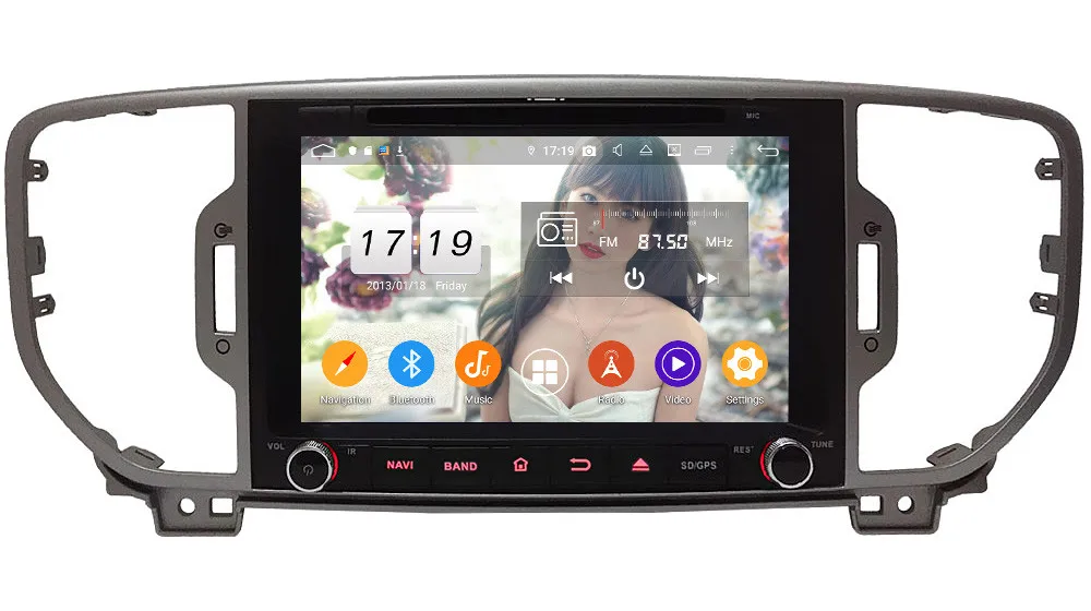 Klyde ips 4G wifi Android 9,0 Восьмиядерный 4 Гб ОЗУ 64 Гб ПЗУ DSP BT автомобильный DVD мультимедийный плеер радио для Kia Sportage 4 KX5