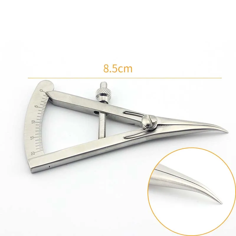1pcs Castroviejo Bone Calipers Straight Tip Dental Surgical Implant Ophthalmic Orthopedic Stainless Steel orthopedic instruments