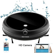 Robot Vacuum Cleaner HD Camera for Home Automatic Sweeping Dust Sterilize Smart Planned Mobile App Remote Control dibea gt200 smart gyroscope robot vacuum cleaner for home automatic sweeping dust sterilize smart planned washing mopping