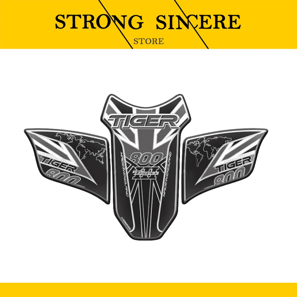 3D наклейки для топливного бака мотоцикла защитные аксессуары Triumph Tiger 800 2010 2017 2012