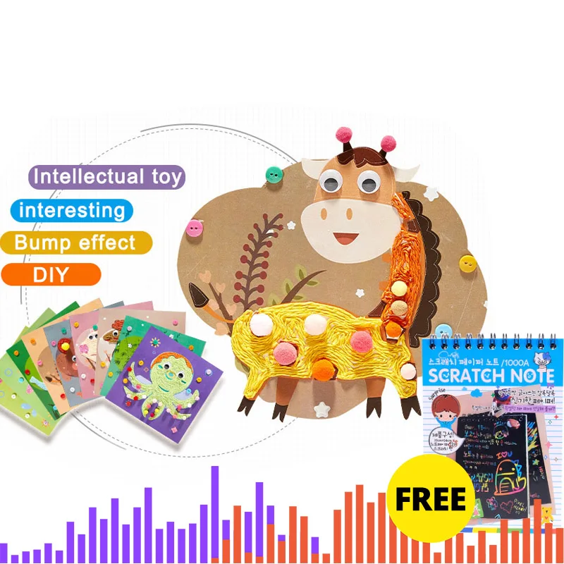 Набор наклеек весь набор DIY игрушки, пазлы для детей обучающие игрушки для детей обучающий Забавный набор подарок для мальчиков Игрушки