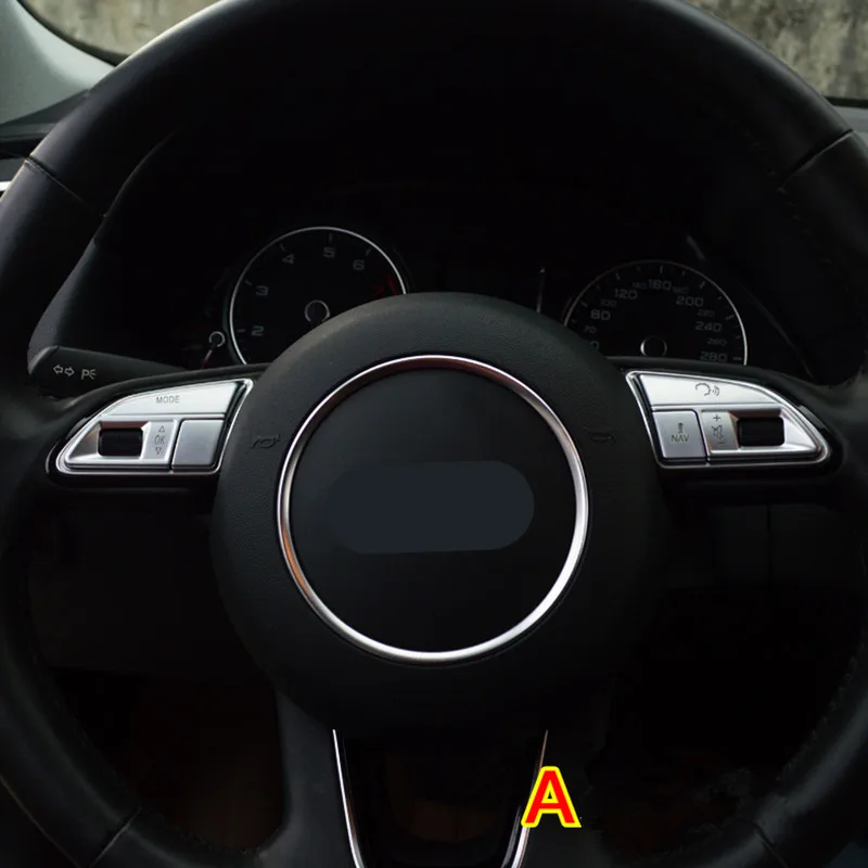 Хромированные пуговицы на руль для стайлинга автомобиля декоративная отделка