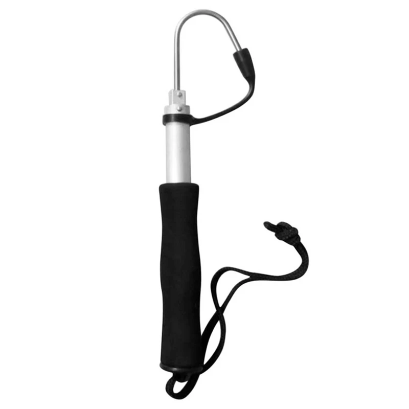 120 см Телескопический крючок рыба алюминиевый сплав копье крючки управление рыболовные снасти инструмент