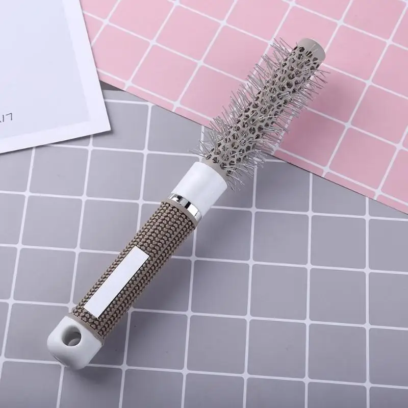 6 Size Professional Hair Dressing Brushes High Temperature Resistant Ceramic Iron Round Comb Hairbrushes Hair Styling Tools