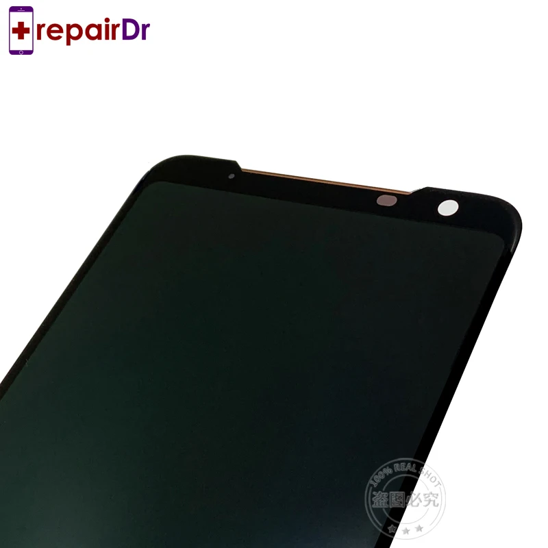 Для 6,5" ASUS ROG Phone 2 Phone2 PhoneⅡ ZS660KL AMOLED ЖК-экран+ сенсорная панель дигитайзер сборка ремонт