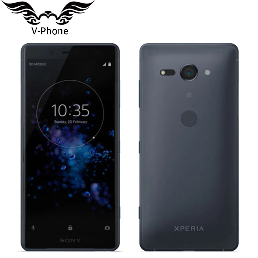 sony Xperia XZ2 Compact H8324 мобильный телефон с двумя sim-картами 4 Гб ОЗУ 64 Гб ПЗУ 5 дюймов Snapdragon 845 NFC 4G Android телефон