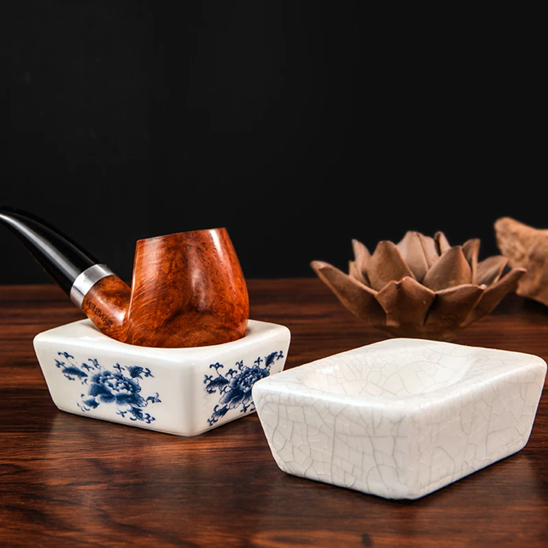 Originalทนทานด้วยตนเองสีขาวและสีขาวPorcelainเซรามิคชุดท่อStem Clay