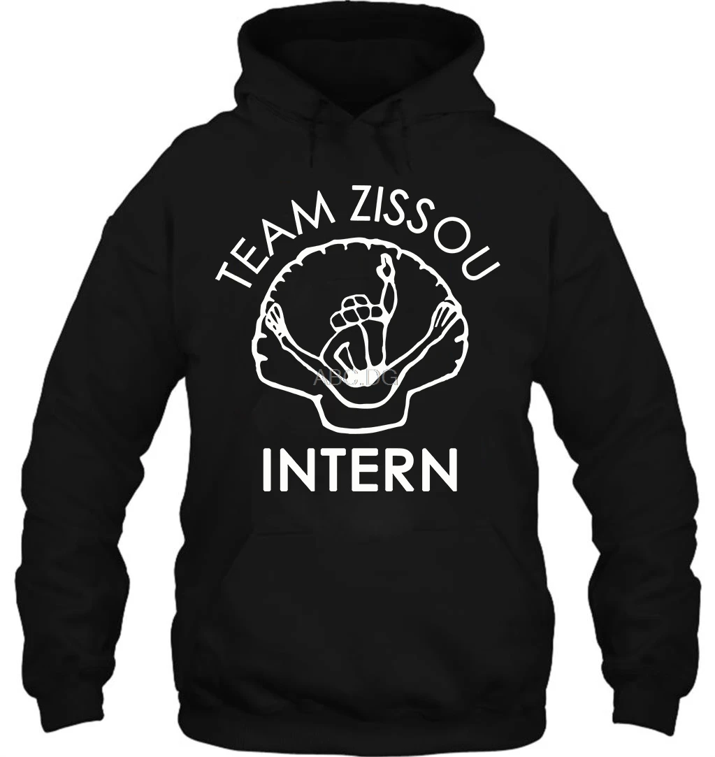 Мужская толстовка с капюшоном женский свитер Team Zissou Intern - Premium Tee | одежда