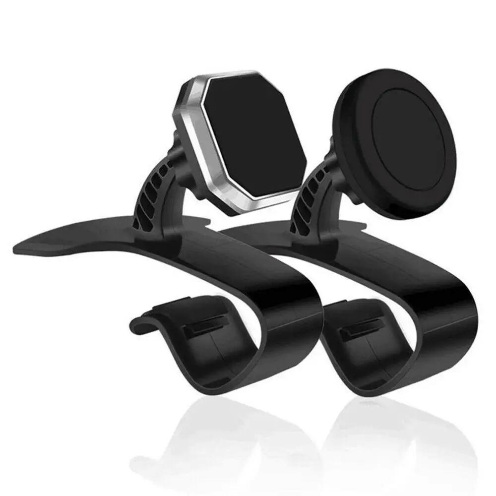 Car Mobile Phone Holder Dashboard Clamp GPS Mount Universal 360 In Car Dash Magnetic Universal Car Holder Support Newest