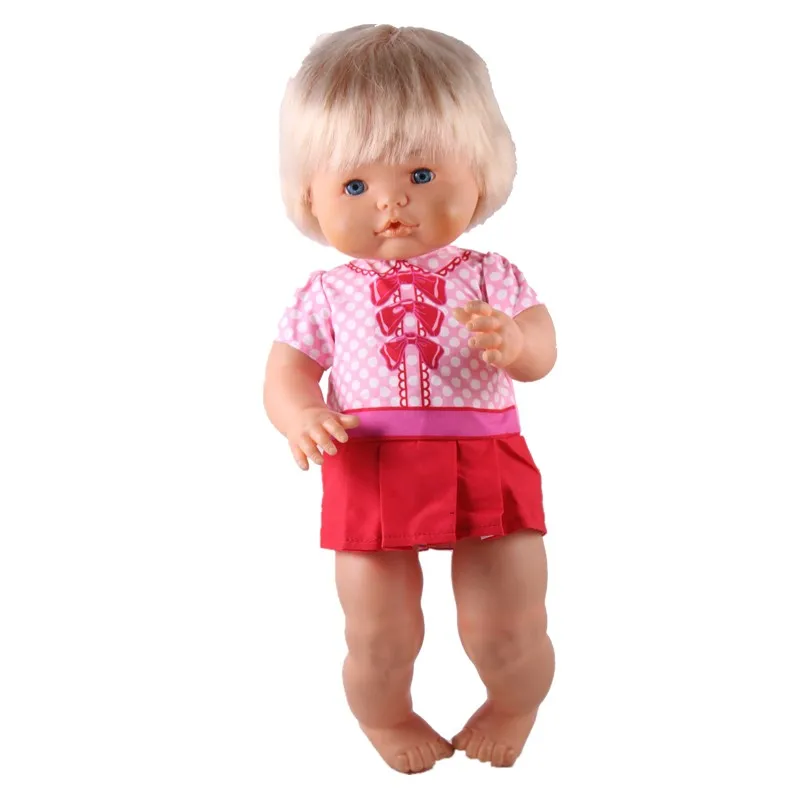 dress 8 Кукла Nenuco, 41 см, одежда Nenuco Ropa y su Hermanita, 8 видов стилей, разные повседневные куклы, наряды для 16 дюймов, кукла My Little Nenuco - Цвет: dress 8