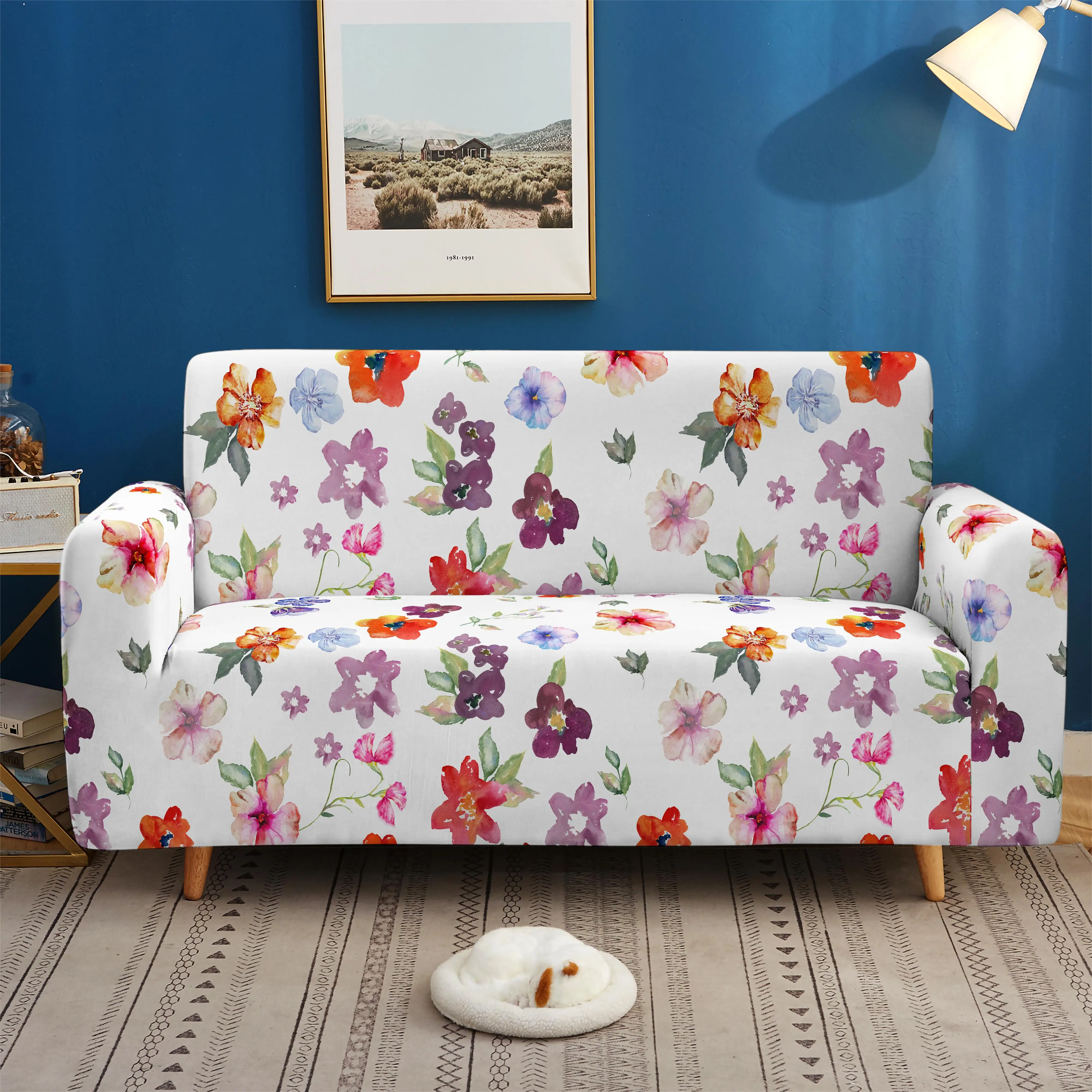 

a2 Slipcovers Sectional Elastic Stretch Sofa Cover for Living Room Couch Cover L shape Armchair Cover Single/Two/Three seat