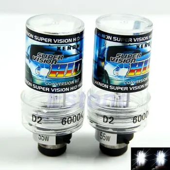 

2020 New 2Pcs D2S 6000K 55W HID Replacement Headlight Bulb Car Light Lamps NEW No22