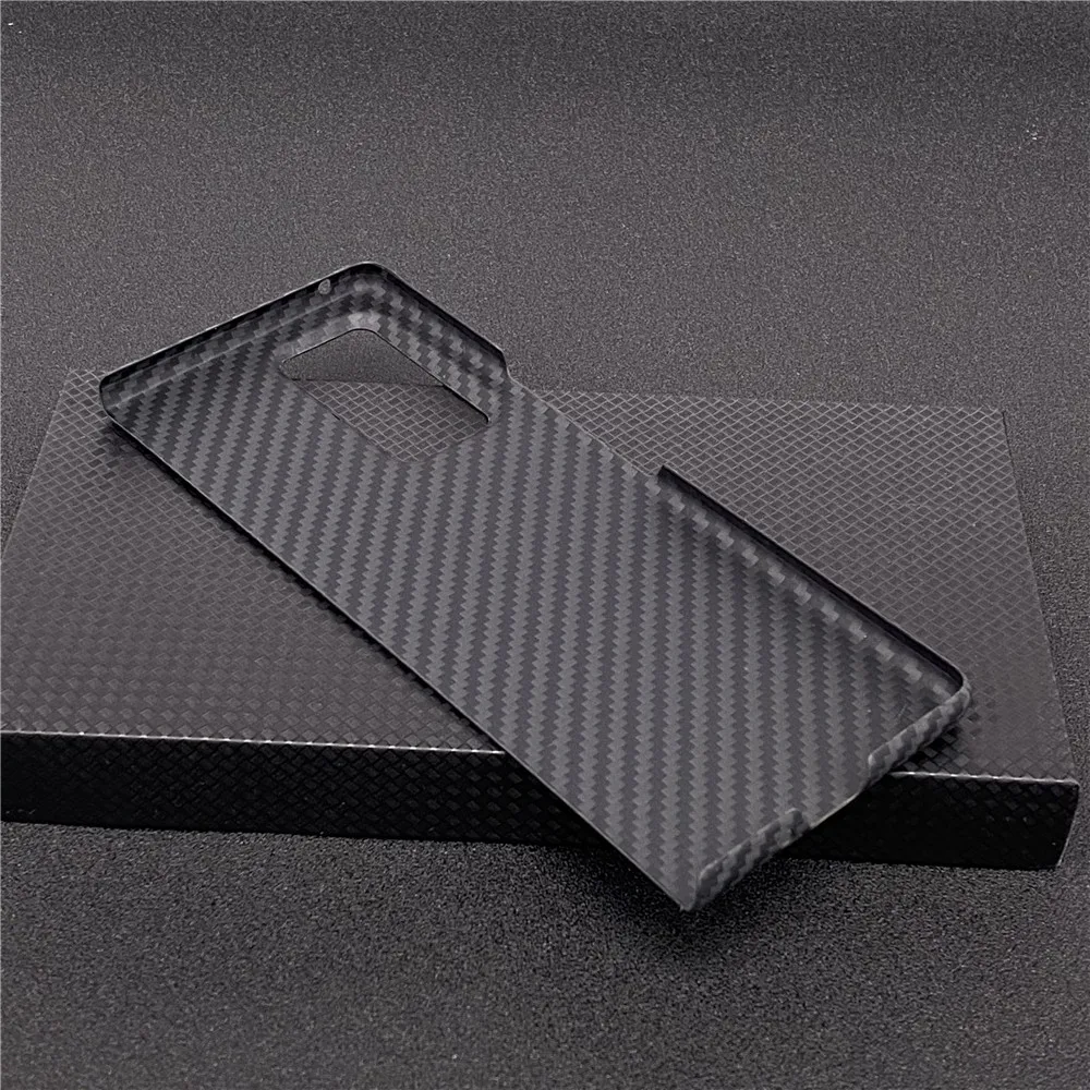 Pure Carbon Fiber Phone Cover for Samsung Galaxy Z Fold 2 Carbon Fiber Case Z Fold 2 5G SM F916B SM F916N Hard Cover Case