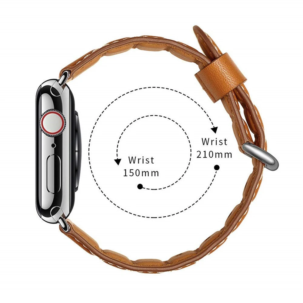Ремешок из натуральной кожи для apple watch band 42 мм 38 мм 44 мм 40 мм iwatch series 4 3 2 1 Аксессуары сменный Браслет часы ремень