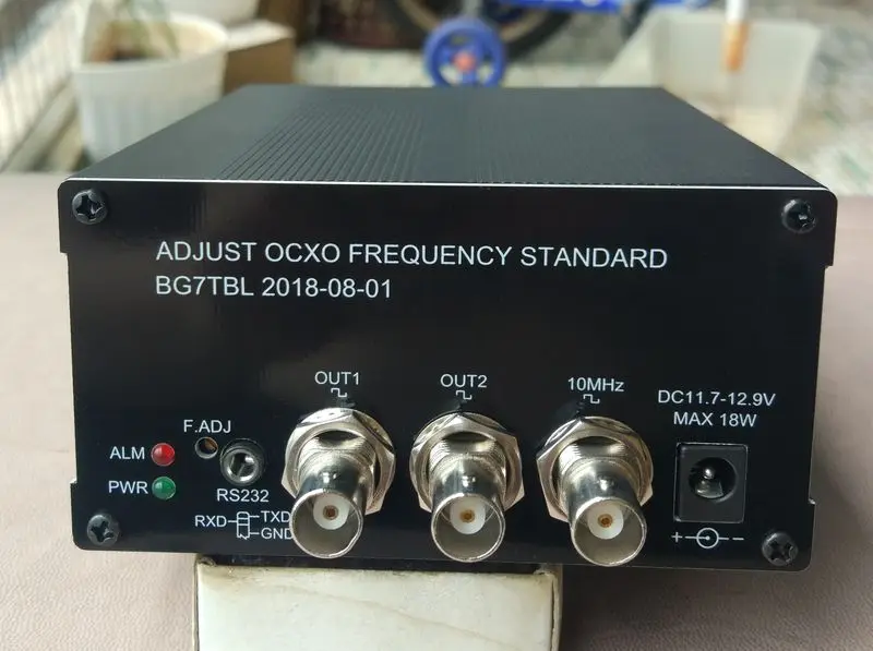 По BG7TBL 10 МГц Частота Стандарт OCXO Кристалл частота генератора стандартный Регулируемый 10 K-180 M звуковые часы Soure+ lcd