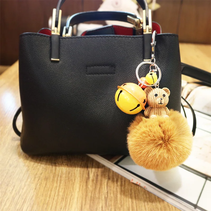 Креативный мультфильм Hairball милая сумка Подвеска студенческий подарок брелок животные и природа плюшевый маленький брелок милые плюшевые брелки