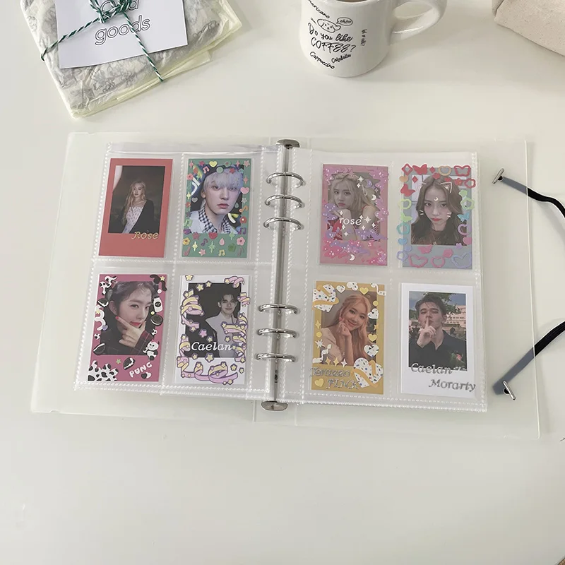 SKYSONIC A5 Binder Storage Collect Book Korea Idol Photo Organizer Journal Diary Agenda Planner Bullet Cover School Stationery