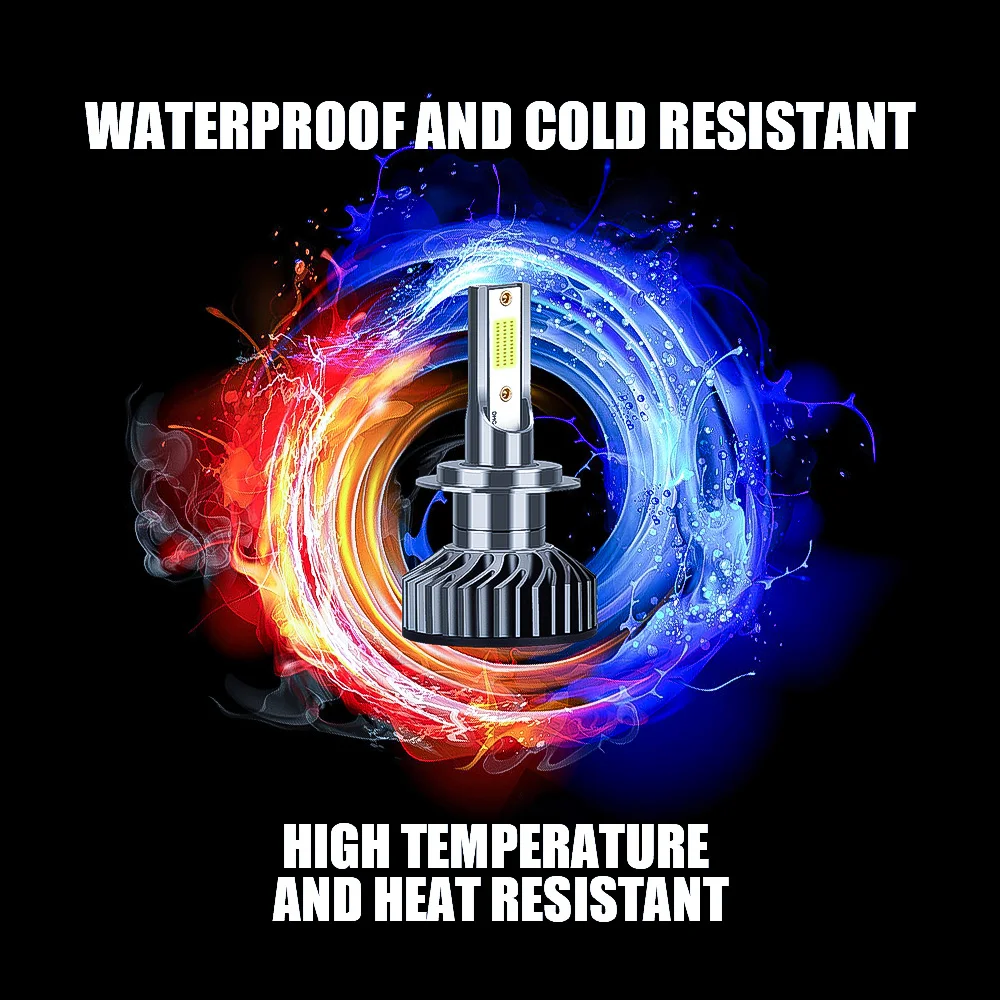 Infitary LED Headlights H7 H1 H11 9005 9006 H4 For Car 72W 12000LM Auto Headlamps Bulbs Fog Light White 6500K 12V Lamp Birght led car lights,led lights,led bulbs,led headlights,led car headlights,car headlamps