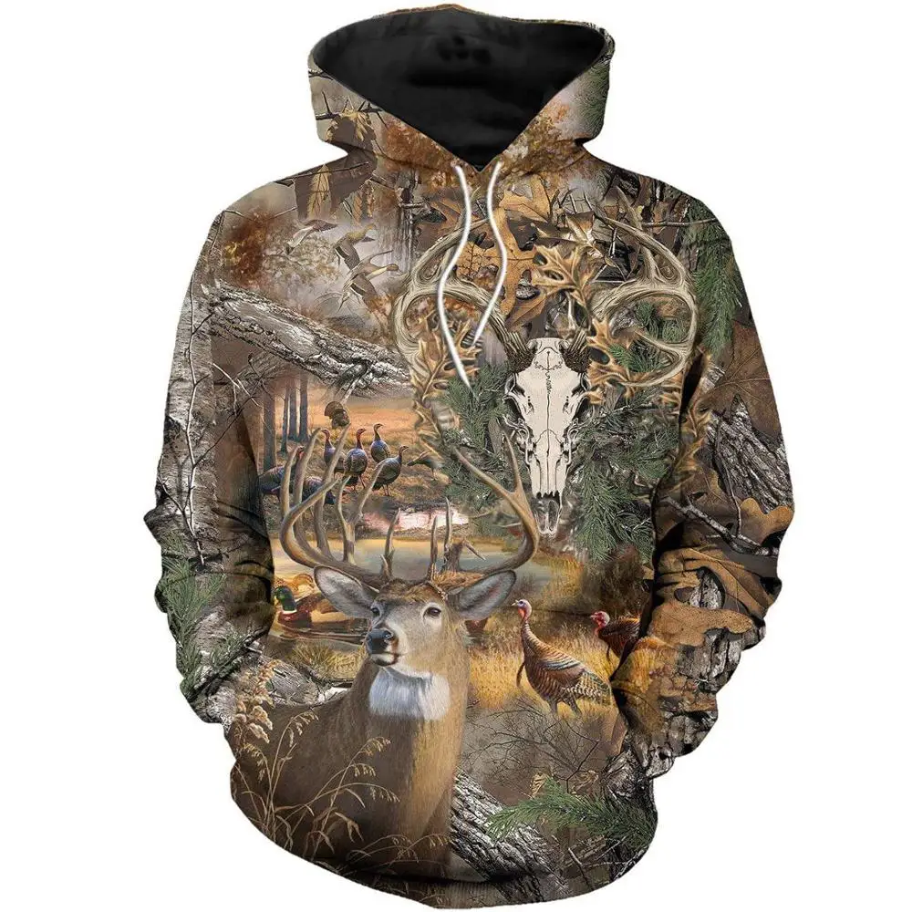 Deer Skull Hunting Camo 3D Printed Men Hoodies/sweatshirts Harajuku Fashion Hooded Autumn Hoody Casual streetwear Drop shipping Deer Skull Hunting Camo 3D Printed Men Hoodies/sweatshirts Harajuku Fashion Hooded Autumn Hoody Casual streetwear Drop shipping
