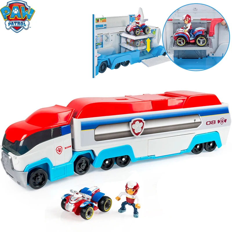 68 см большой роскошный автобус Paw Patrol игрушки набор с Райдером автомобиль Сюрприз подарок для детей