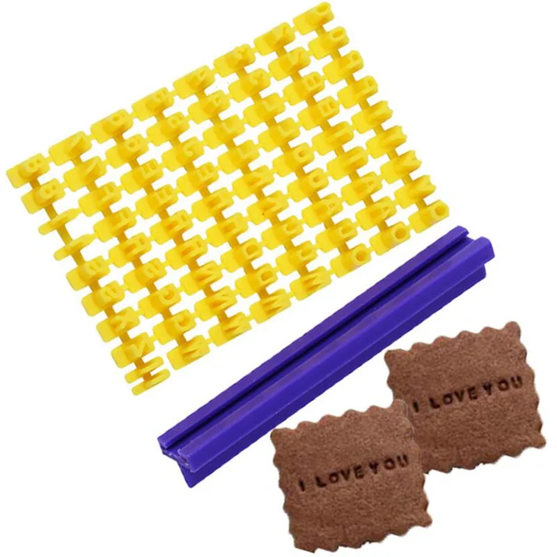 Alphabet Letter Number Cookie Press Stamp Cutter Fondant Mould
