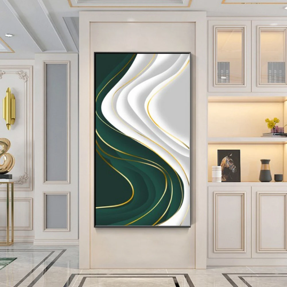 

Living Room Sofa Porch Mural Porch Abstract Art Style Printing Wall Painting Nordic Modern Minimalist Corridor Poster Home Decor