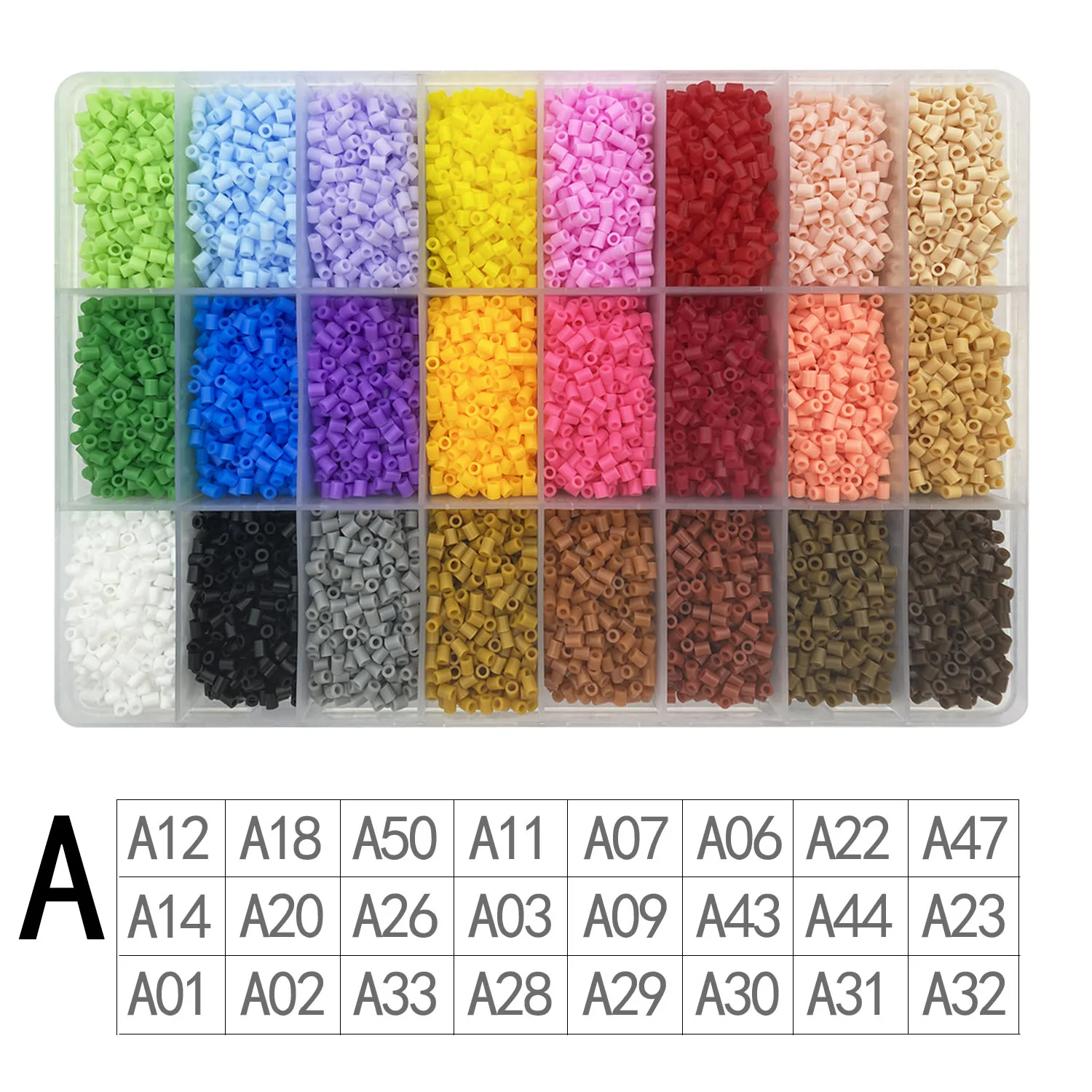 2.6mm Mini Beads 1000PCS 230colors Fuse Beads for Kids Gift Hama Beads Diy  Puzzles Iron