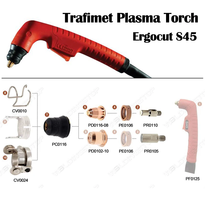 Genérico - Boquillas De Corte Por Plasma, 22 Piezas | Chile
