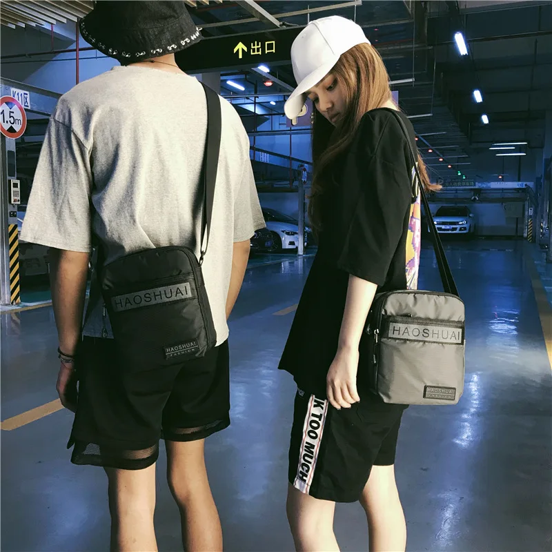 

Ying lun ban New Style Light Men's Bag Cross Shoulder Bag Backpack Waterproof Oxford Cloth Shoulder Bag Casual Trendy Bag