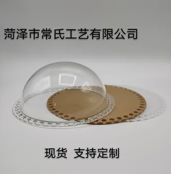 

Douyin xuan ya Weaving Bag Acrylic Transparent Dome Cover Circle DIY Handmade Material tai kong zhao Accessories
