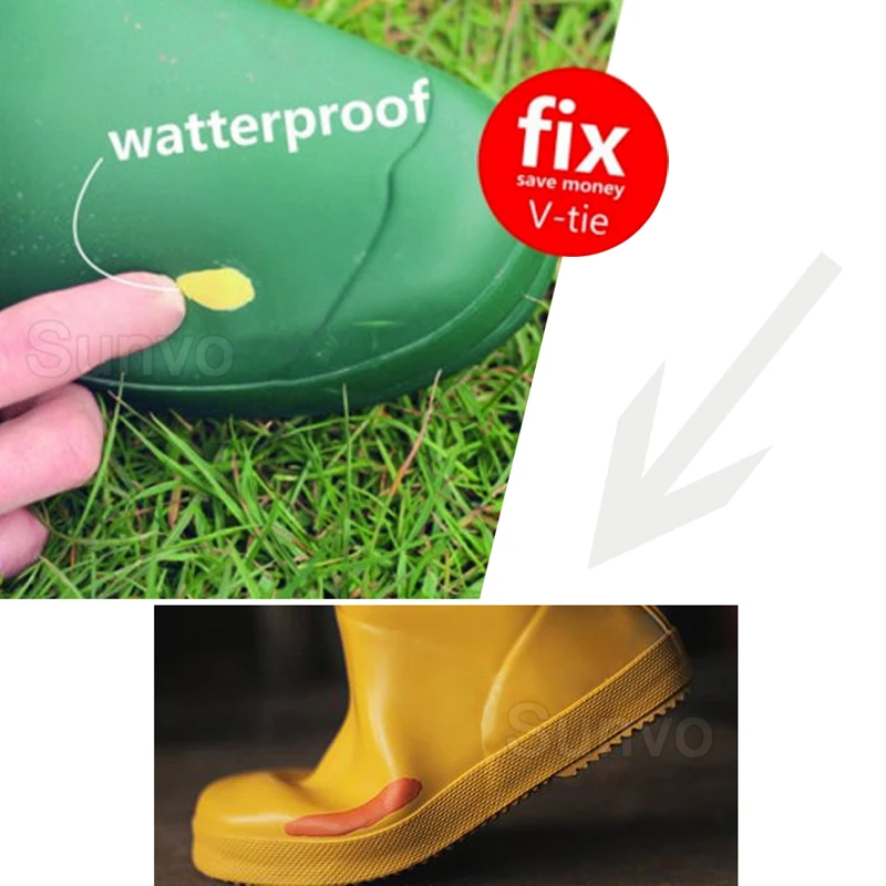 Sunvo Practical Moldable Glue Mud for Repairing Sticking Decoration Multifunctional Creative DIY Silicone Mud Shoes Care Tool