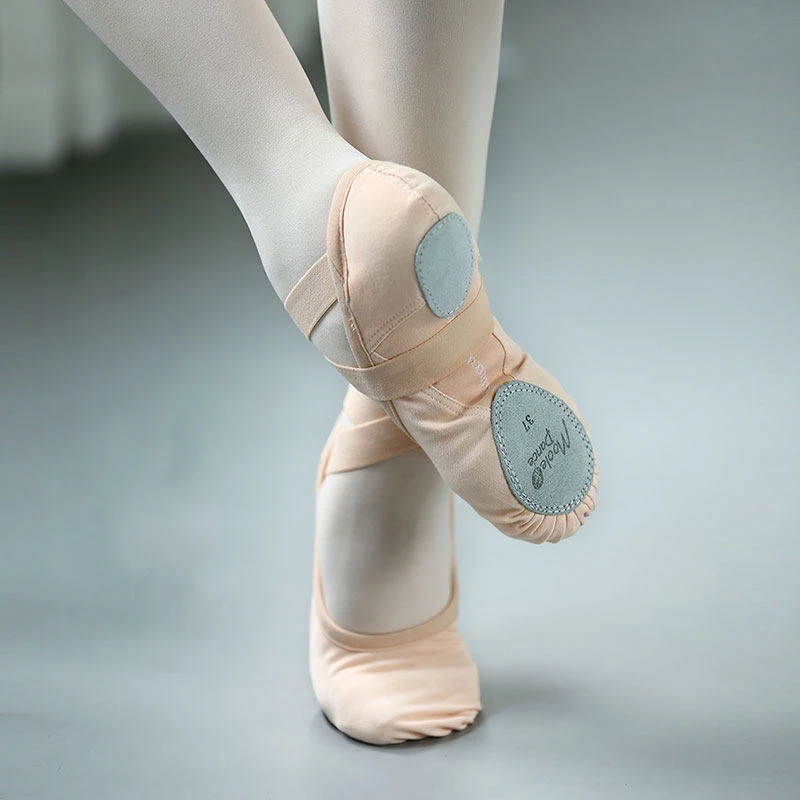 falta Nutrición entusiasta Zapatos de Ballet profesionales de vendaje elástico para mujer, zapatillas  de Ballet de malla de lona elástica, zapatos de punta de baile, bailarinas  - AliExpress