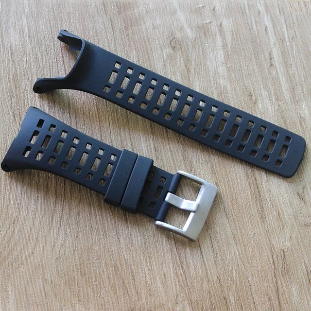 Watch Accessories Rubber Silicone Strap For SUUNTO AMBIT 3 PEAK / Ambit 2/ Ambit 1Men Watch's Replacement Rubber wristband