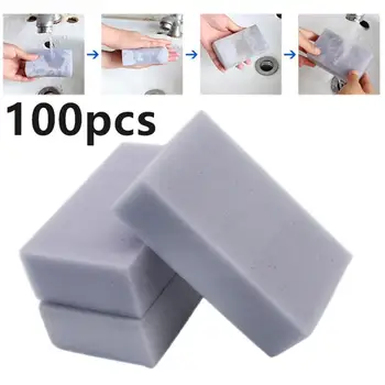 

100pcs Vitre Teinté Voiture Car Clean Sponges Magic Sponge High Density Eraser Nanometer Sponge Remove Stains Car Washer Tool
