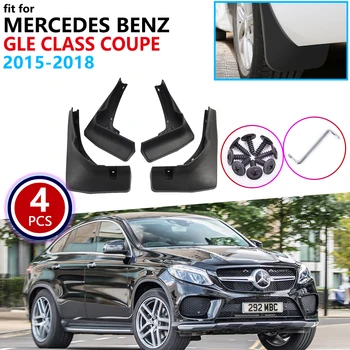 

Mud Flaps Mudguards Splash Guards Fender Guard Mudflap for Mercedes Benz GLE Class Coupe C292 2015 2016 2017 2018 Accessories