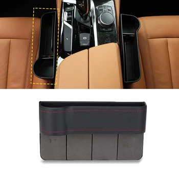 

Auto Car Accessories Driver Seat Gap Storage Box Organizer Leather Case for BMW 1 3 5 7 Series X1 X3 X4 X5 X6 All Series