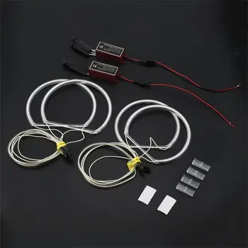 

Professional Non-HID Halogen Headlight White/Yellow LED CCFL Angel Eyes Halo Rings Kit for BMW E46 3 Series 1999-2004 Hot New