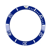 Часы керамический синий ободок для смещения высококачественных колес для 40 мм автоматических часов Q3